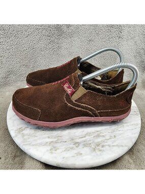Cushe Shoes Womens Size 5 Slipper II Brown Suede Thervo Loafers *Read*